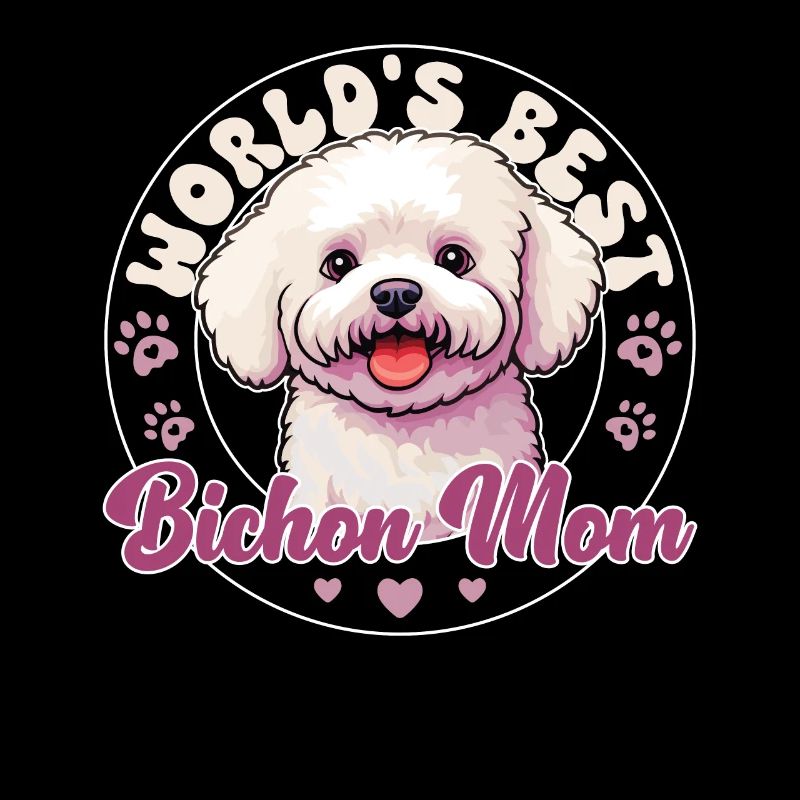 Bichon frisé Chien Bichon Maman
