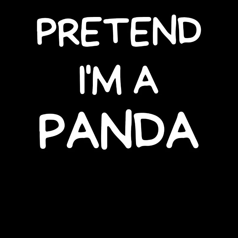 Stell dir vor ich bin ein Panda Halloween