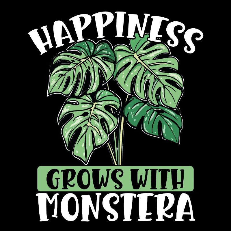 Glück Wächst Mit Monstera –