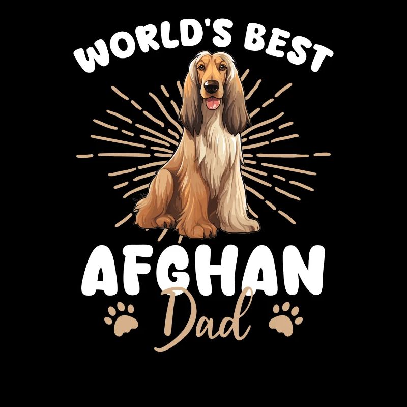 Lévrier afghan papa afghan groovy