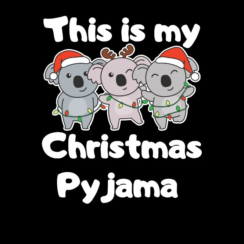 Koala Arbre de Noël Pyjama de Noël