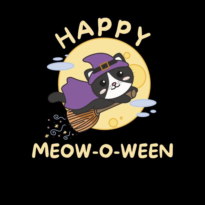 Chat Joyeux Halloween Joyeux Miaou-o-ween