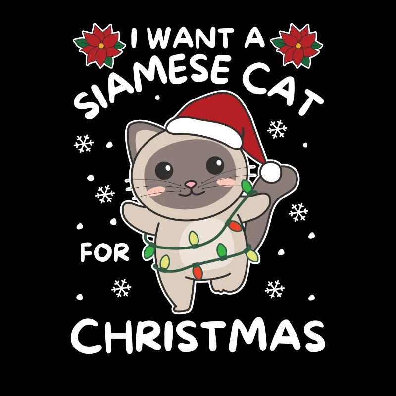 Ich will ein Siamesen Katze zu Weihnachten