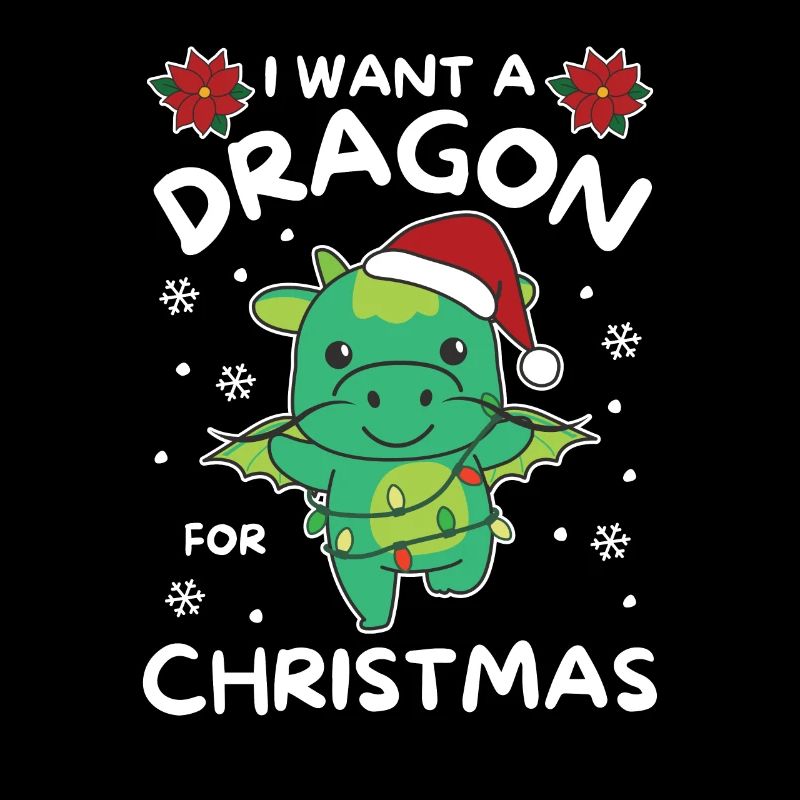 Je veux un dragon pour Noël dragons mignons