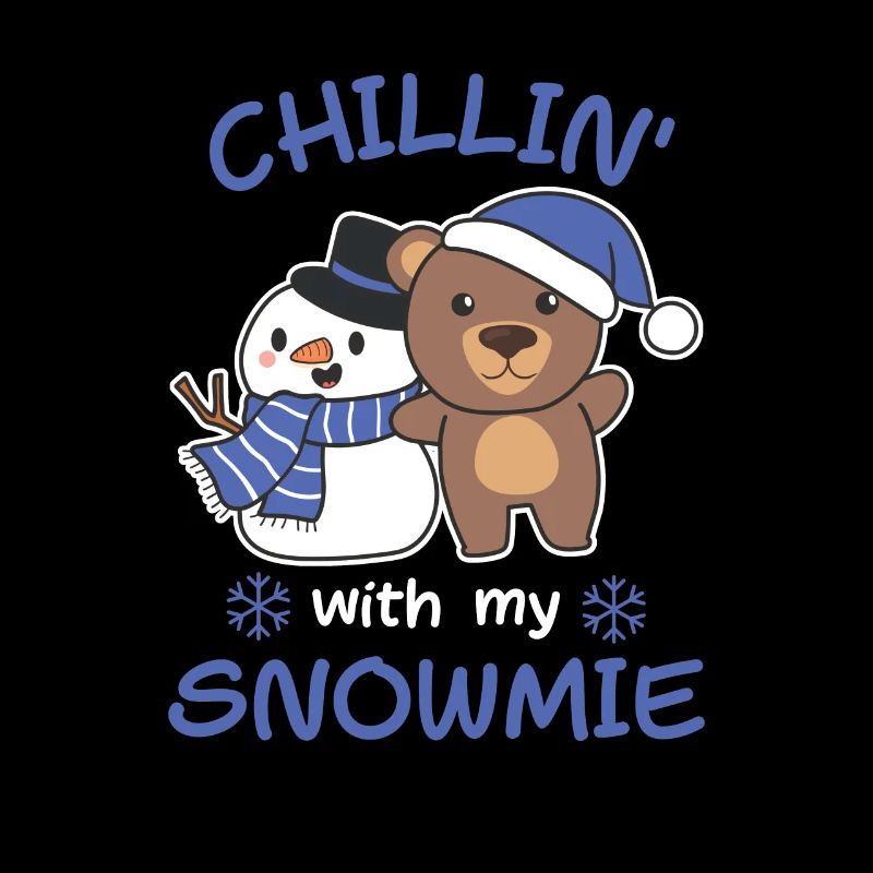 Bär Chillin with my snowmie schneemann