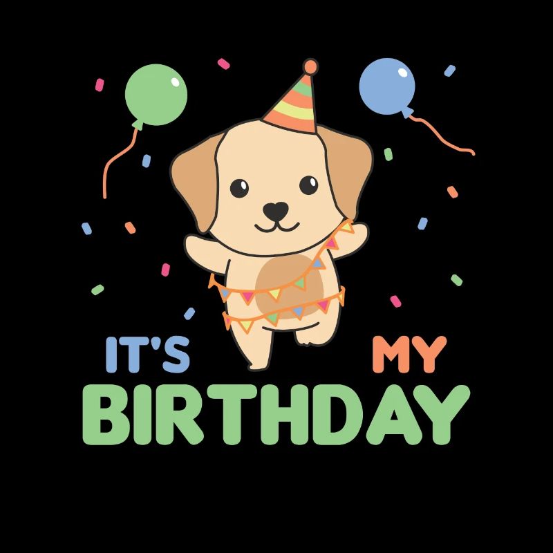 Labrador pour les enfants d’anniversaire c’est mon anniversaire