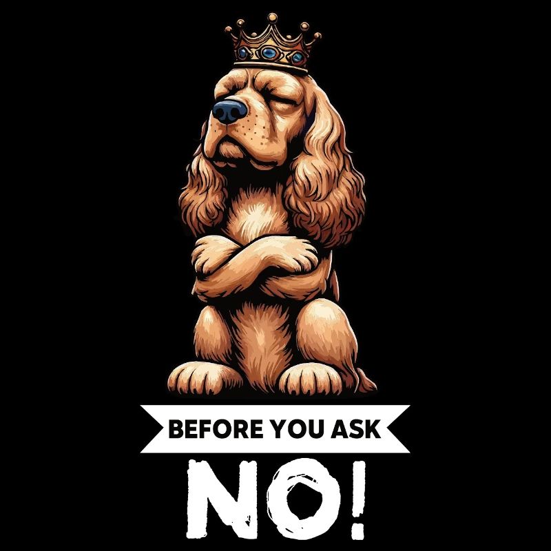 Before You Ask Cocker Spaniel Cockerhund