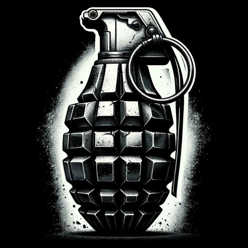 Charge explosive : Grenade à main