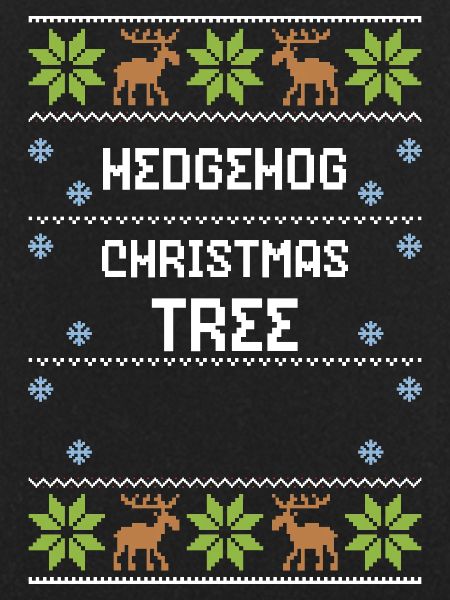 Hedgehog Christmas Tree