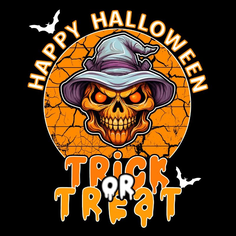 Halloween Design Squelette effrayant