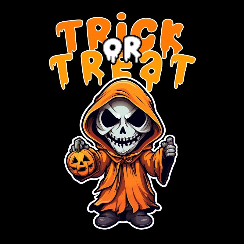Halloween Design Squelette effrayant