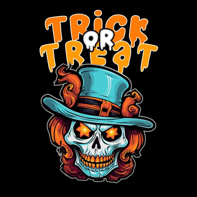 Halloween Design Squelette effrayant