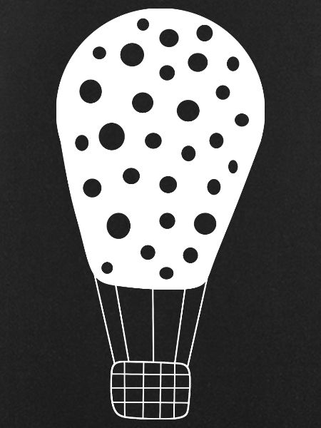Montgolfière blanche