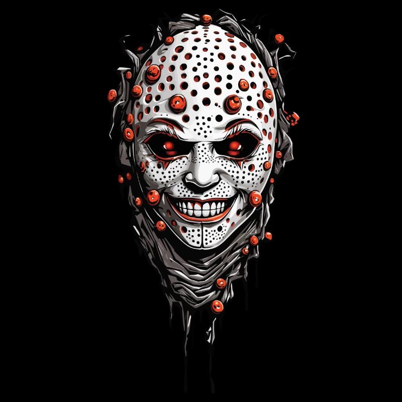 Creepy Halloween Trypophobia Horror Design