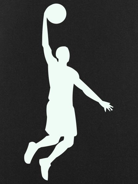Dunning Basketball Silhouette