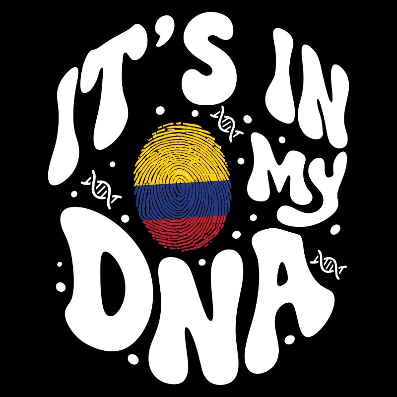 ADN colombien Colombie Drapeau hispanique