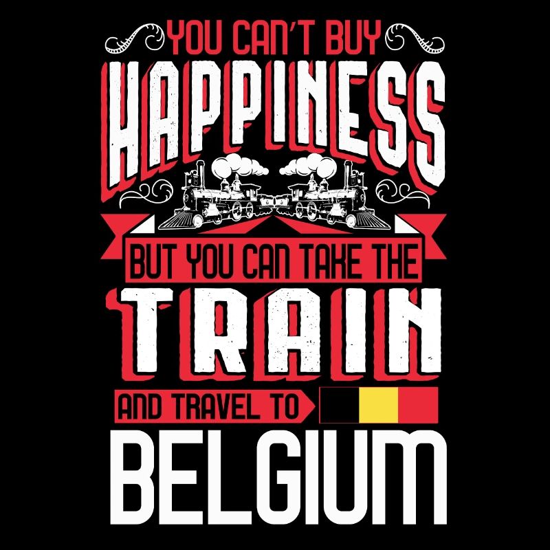 Train pour le train de vacances en Belgique