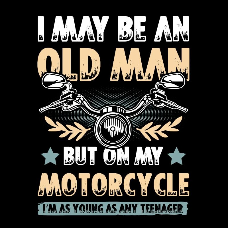 Motorcycle old man
