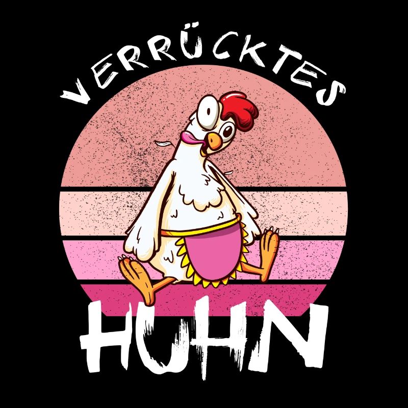 Crazy Chicken Funny Farmer