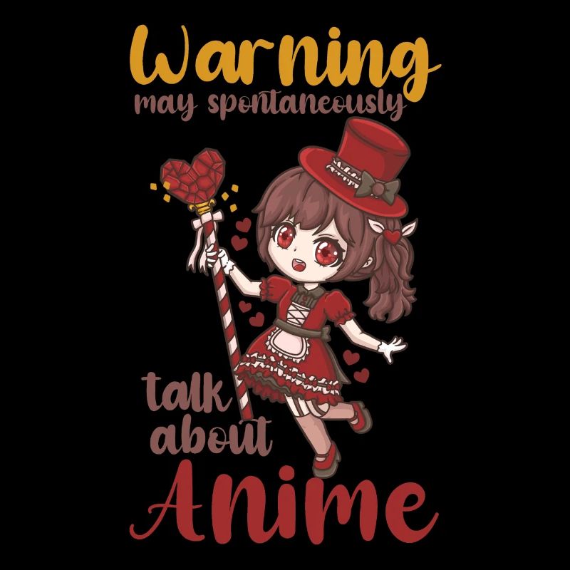 Warning May Spontaneously Talking Anime