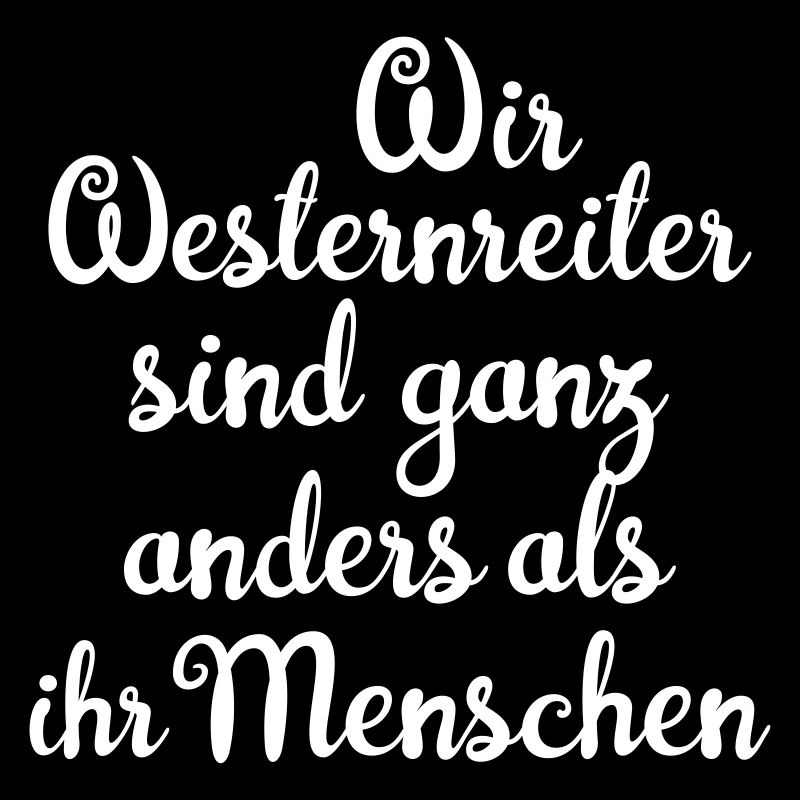 Wir Westernreiter sind ganz anders
