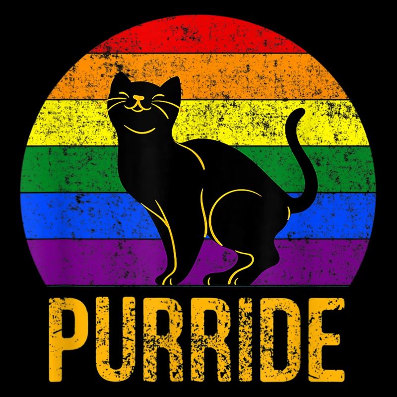 LGBTQ katze Regenbogen Pride Love Parade CSD