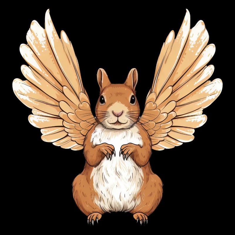 Mignon design d’ange lapin