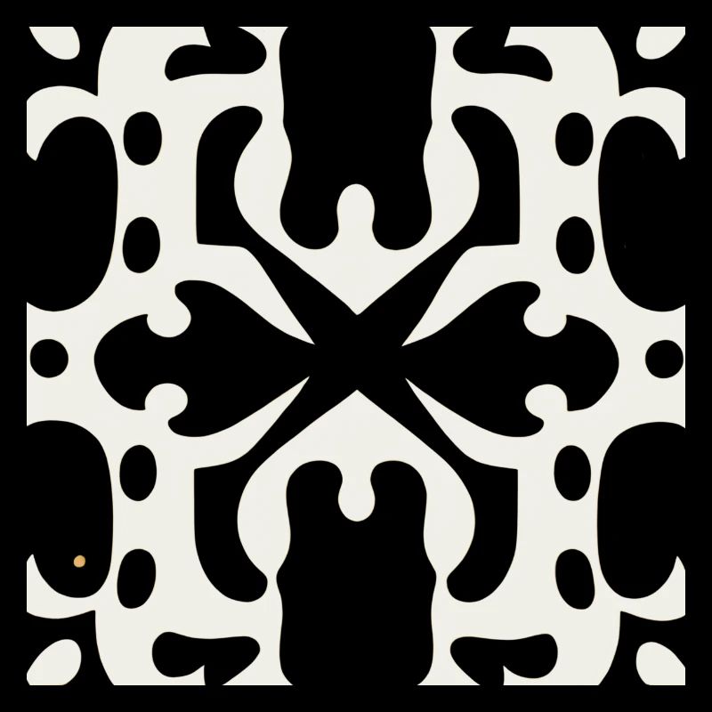 Abstract, elegant white graffiti design