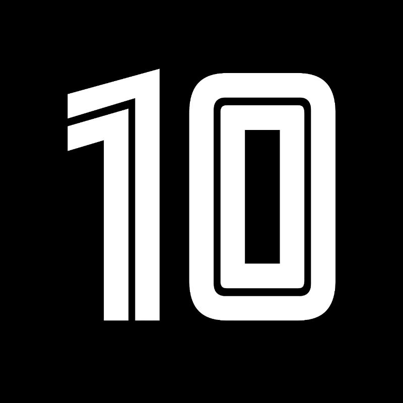 Jersey number 10 – 10th anniversary gift