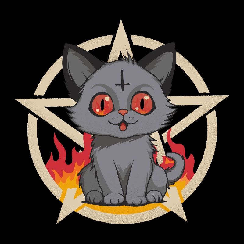 Satans Little Hell Purr Cat
