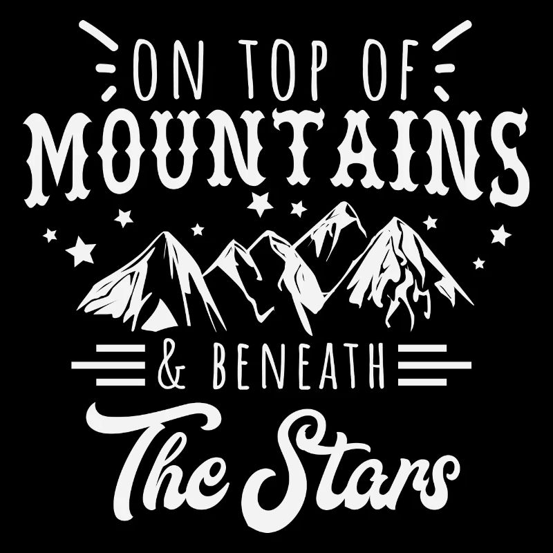 On the mountains & under stars Wanderer gift