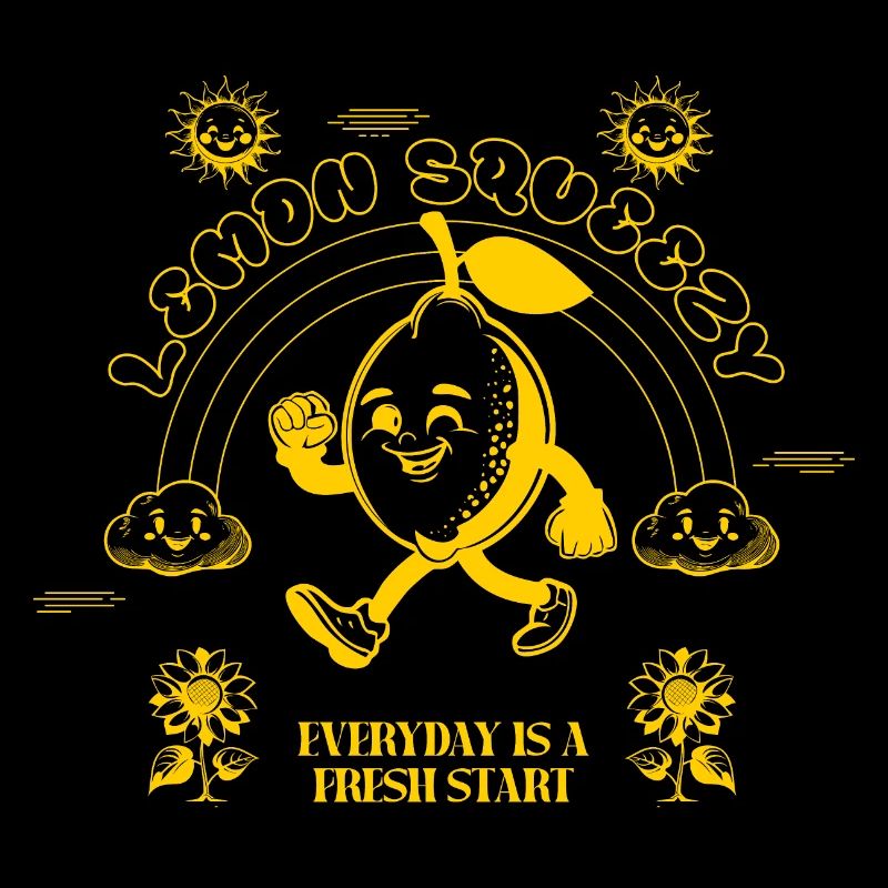 Lemon Squeezy Retro Comic Stil