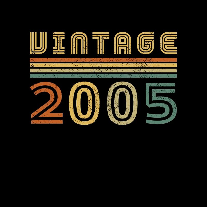 Original 2005 Retro Vintage Anniversary
