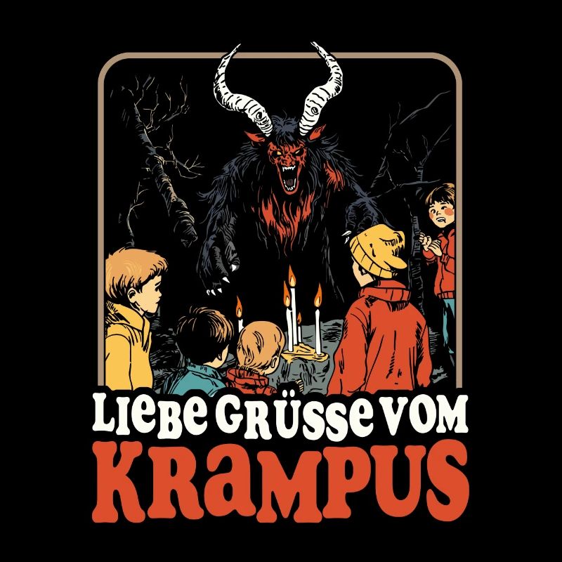 LIEBE GRÜßE VOM KRAMPUS RETRO KRAMPERL PERCHTEN