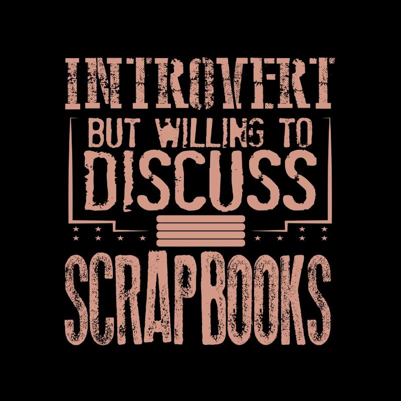 Scrapbooker Geschenke introvertiert bereit zu diskutieren