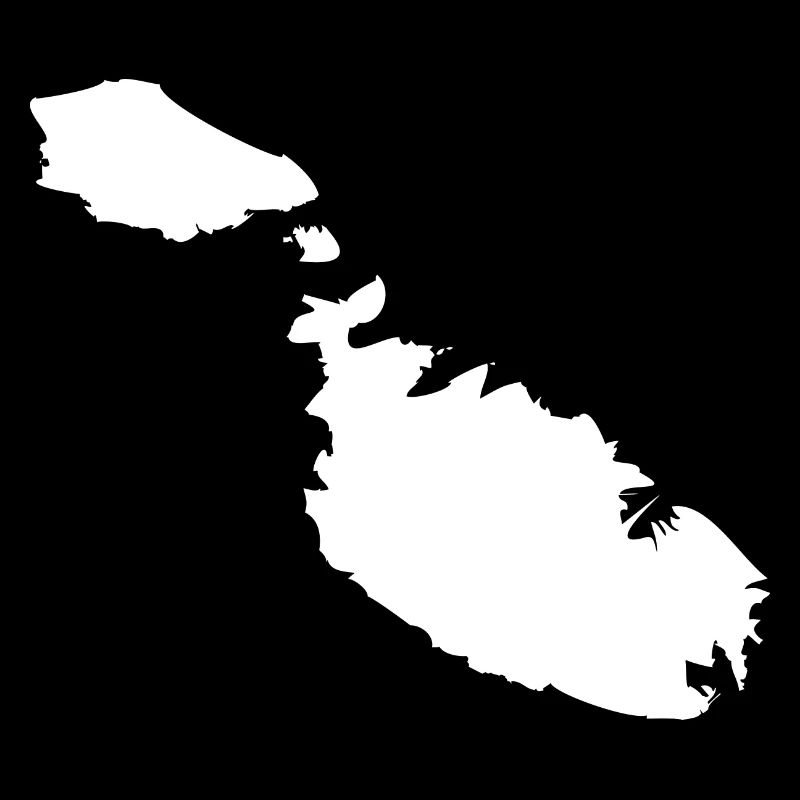 Malta map flag