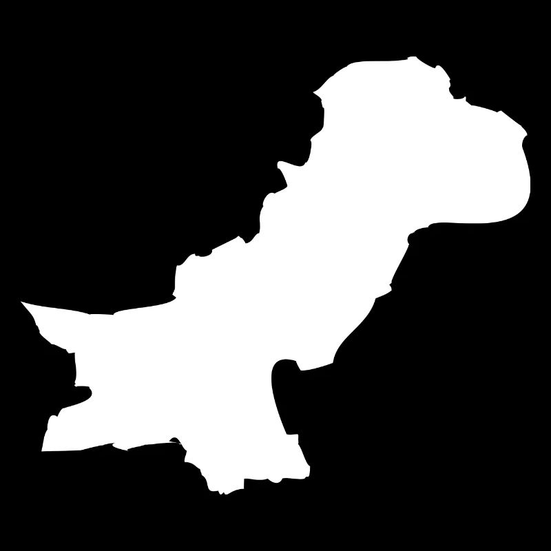 Pakistan map flag