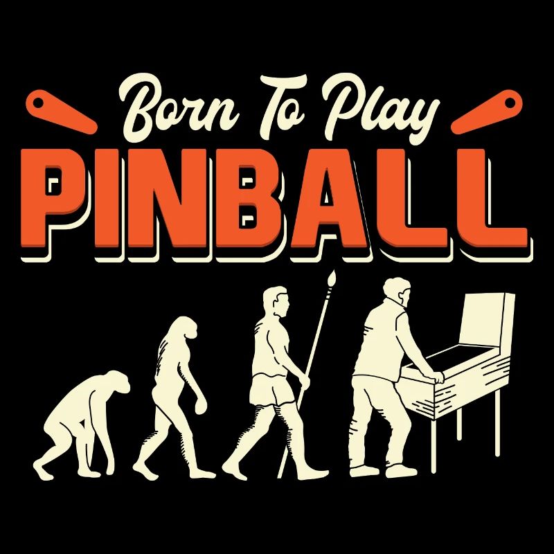 Evolution Born To Play Pinball / Flipper Flippern