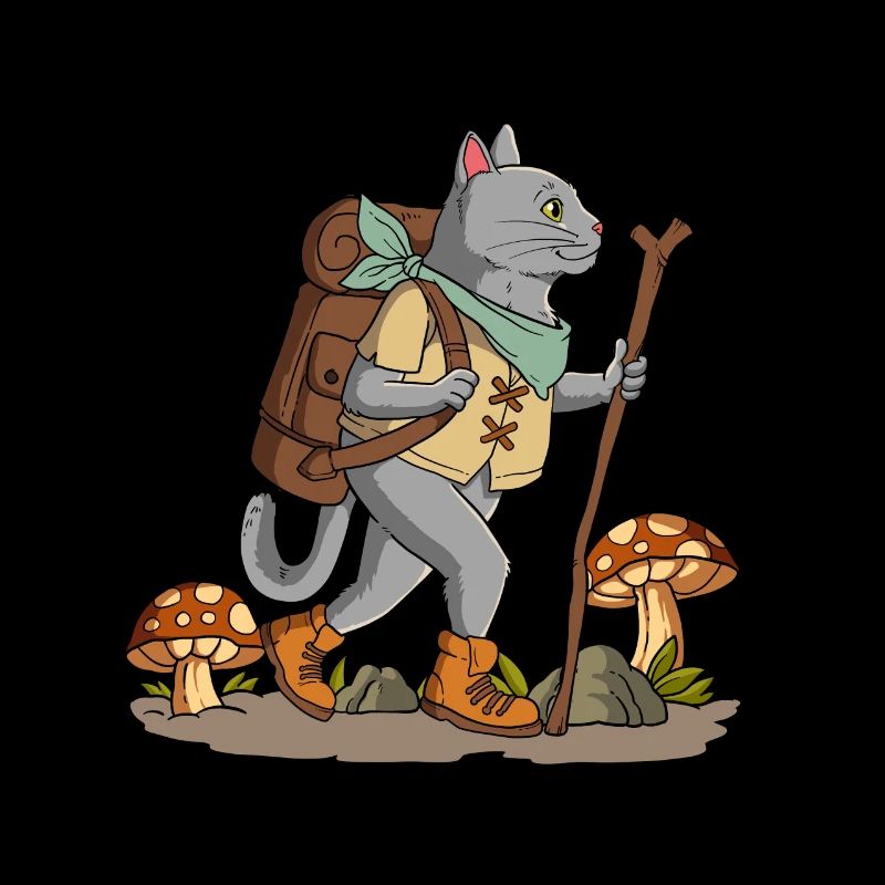 Cottagecore Katze