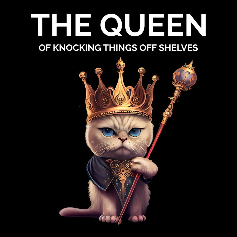 Fier propriétaire de chat Cat Maman