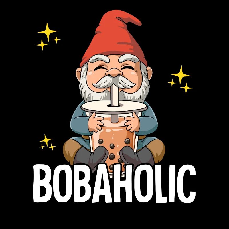 Bubble Tea Gnom Boba Tea Bobaholic
