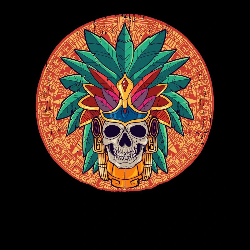 Mexikanischer Aztekenkrieger Azteken