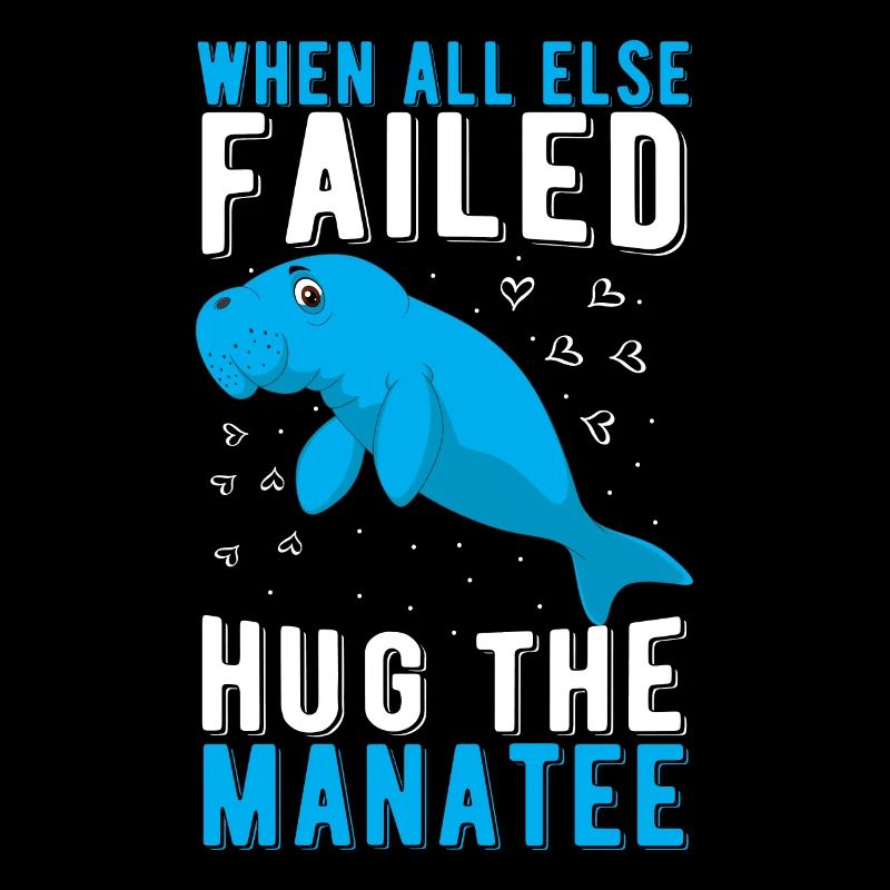 When all else failed hug the Manatee Ozean Seekuh