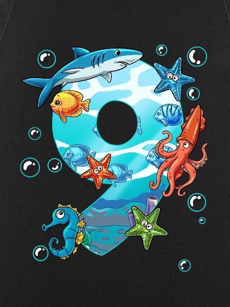 9th Birthday Sea Creatures