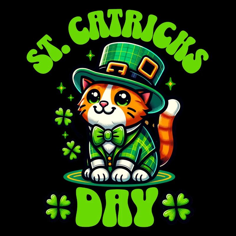 St. Patrick's Day Cat