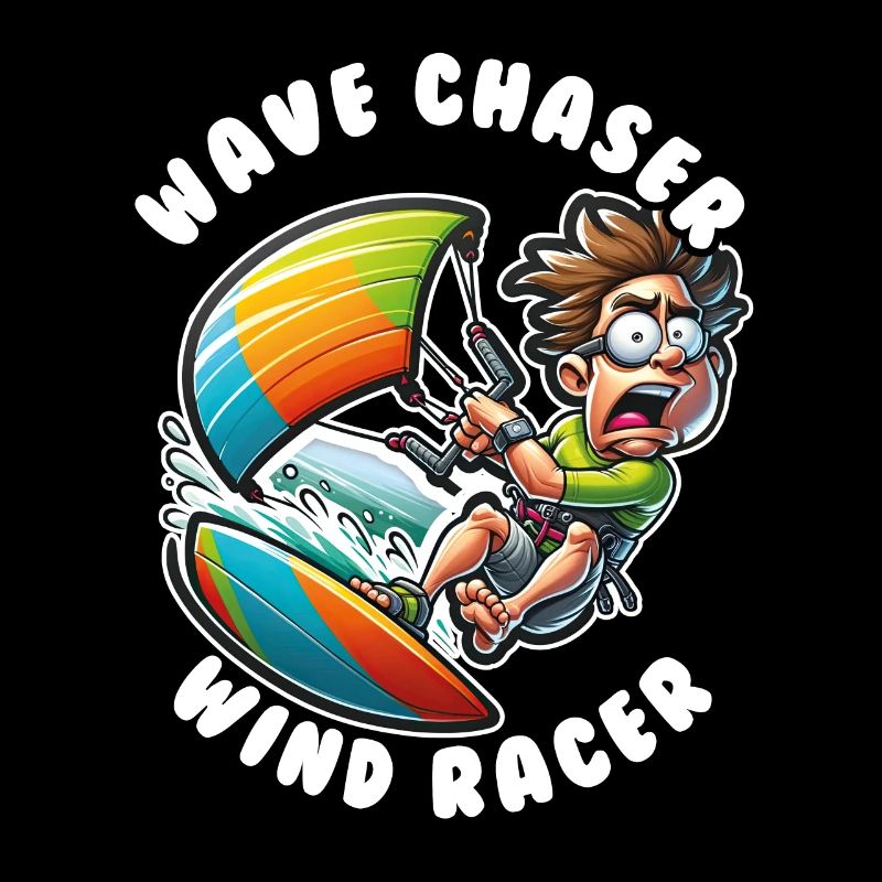 Kitesurfing Wave chaser wind racer
