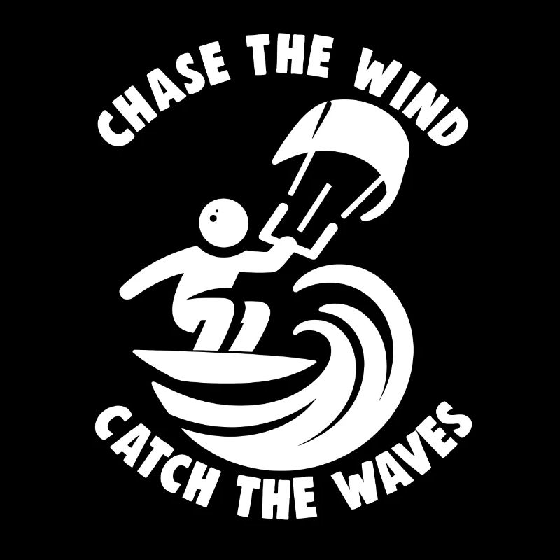 Kitesurfing Chase the wind catch the waves