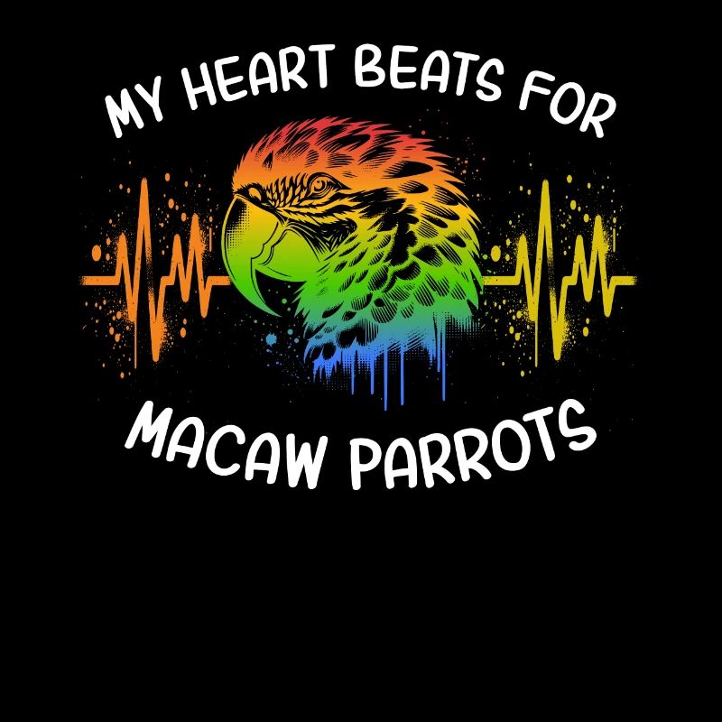 ECG Parrot Heart Line