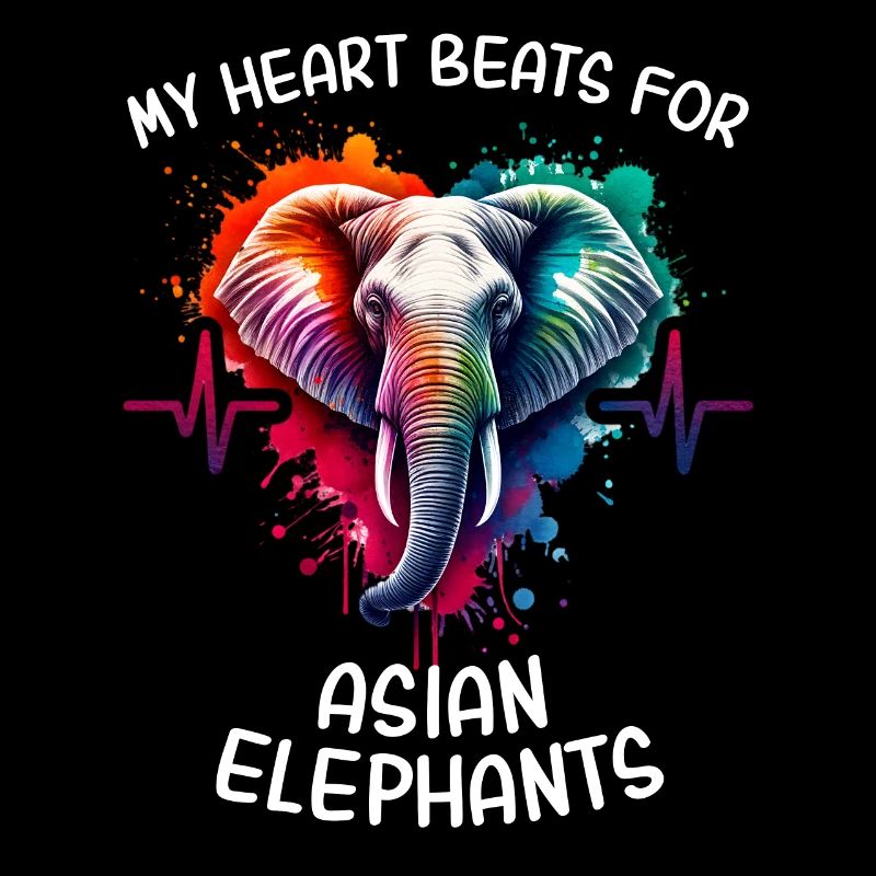 Asian Elephant Heart Line