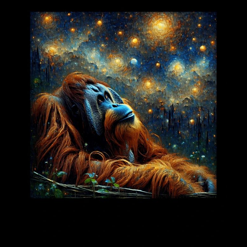 Orang Utan Starry Night Orangutan